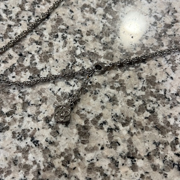 Kendra Scott Rayne Slate Silver Necklace - Picture 5 of 5